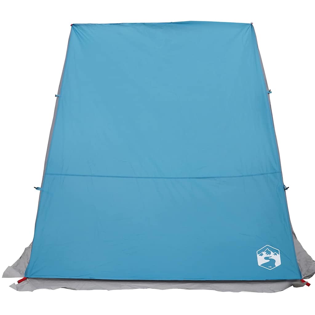 Achterkleptent -persoons 190 x 150 x 185 cm Blauw taft
