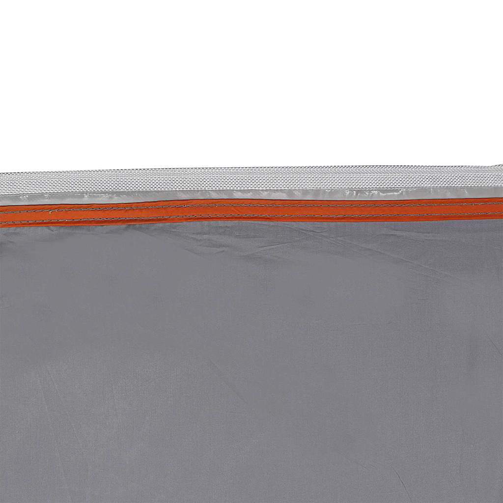 Achterkleptent -persoons 190 x 150 x 185 cm Grijs en Oranje