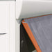 Achterkleptent -persoons 190 x 150 x 185 cm Grijs en Oranje