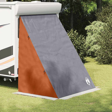 Achterkleptent -persoons 190 x 150 x 185 cm Grijs en Oranje