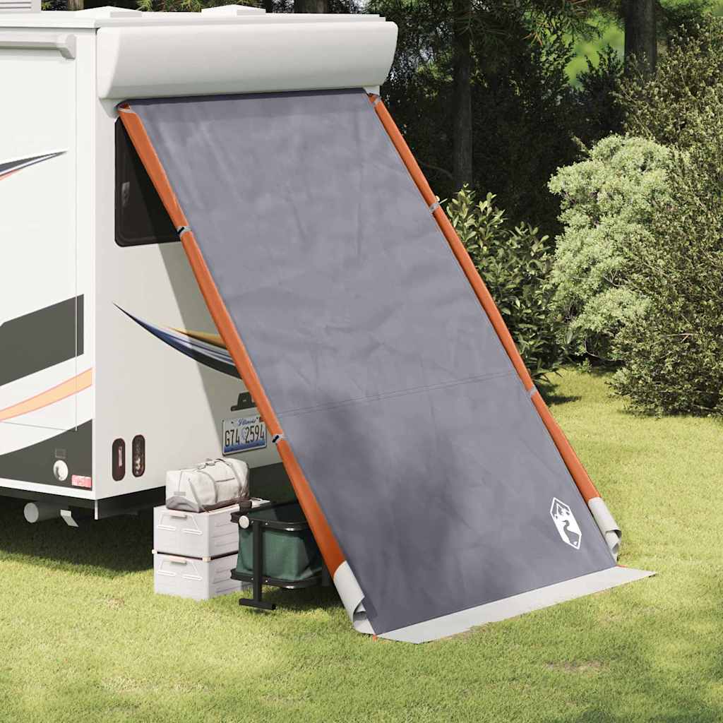 Achterkleptent -persoons 190 x 150 x 185 cm Grijs en Oranje