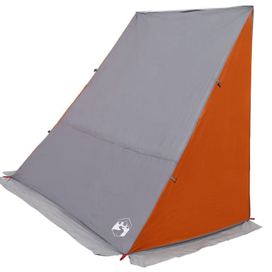 Achterkleptent -persoons 190 x 150 x 185 cm Grijs en Oranje