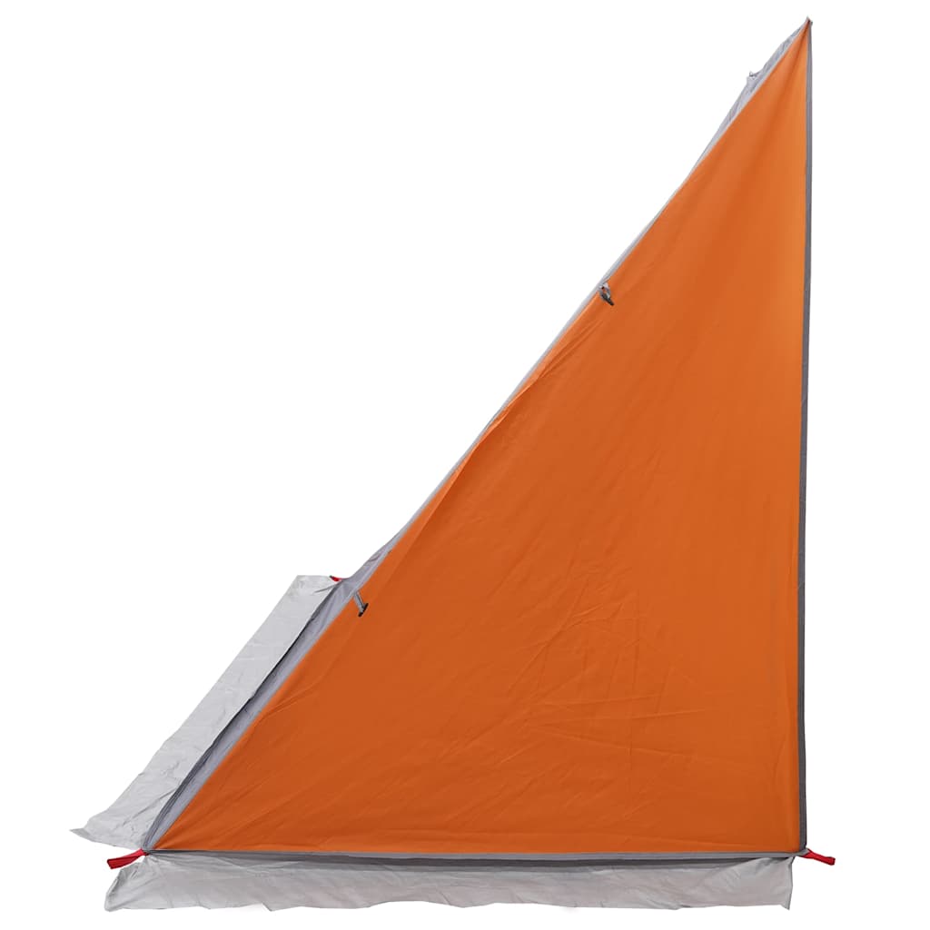 Achterkleptent -persoons 190 x 150 x 185 cm Grijs en Oranje