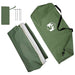 Achterkleptent -persoons 190 x 150 x 185 cm Groen taft