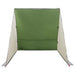 Achterkleptent -persoons 190 x 150 x 185 cm Groen taft