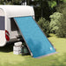 Achterkleptent -persoons 190 x 150 x 185 cm Blauw taft