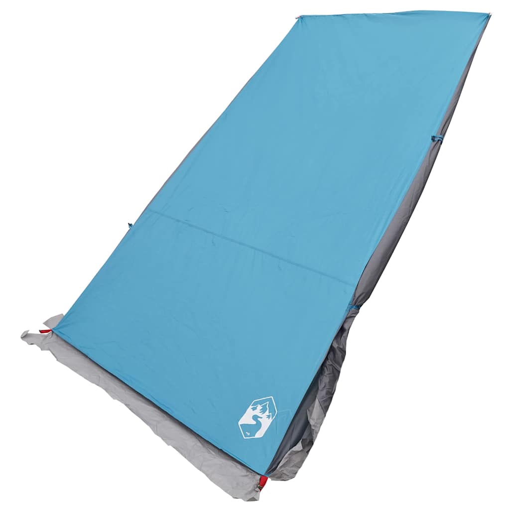 Achterkleptent -persoons 190 x 150 x 185 cm Blauw taft