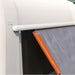 Achterkleptent -persoons 190 x 150 x 185 cm Grijs en Oranje