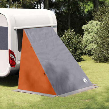 Achterkleptent -persoons 190 x 150 x 185 cm Grijs en Oranje