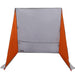Achterkleptent -persoons 190 x 150 x 185 cm Grijs en Oranje