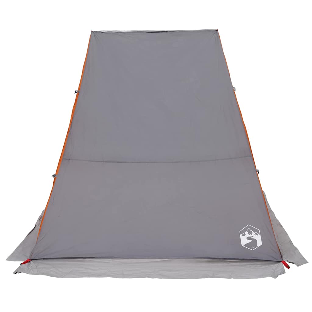 Achterkleptent -persoons 190 x 150 x 185 cm Grijs en Oranje