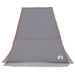 Achterkleptent -persoons 190 x 150 x 185 cm Grijs en Oranje