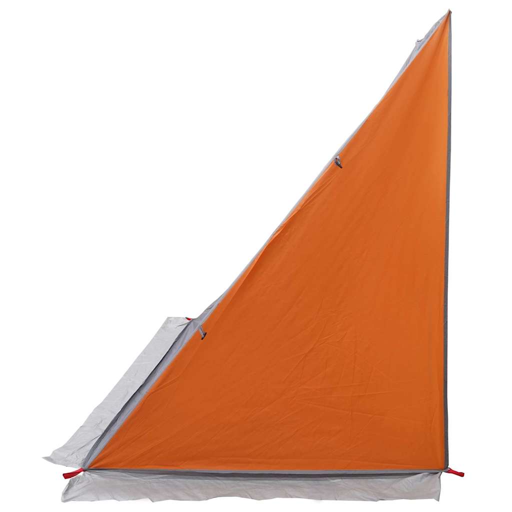 Achterkleptent -persoons 190 x 150 x 185 cm Grijs en Oranje