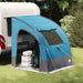 Achterkleptent -persoons 194 x 180 x 210 cm Blauw taft