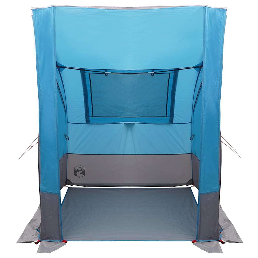 Achterkleptent -persoons 194 x 180 x 210 cm Blauw taft