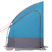 Achterkleptent -persoons 194 x 180 x 210 cm Blauw taft