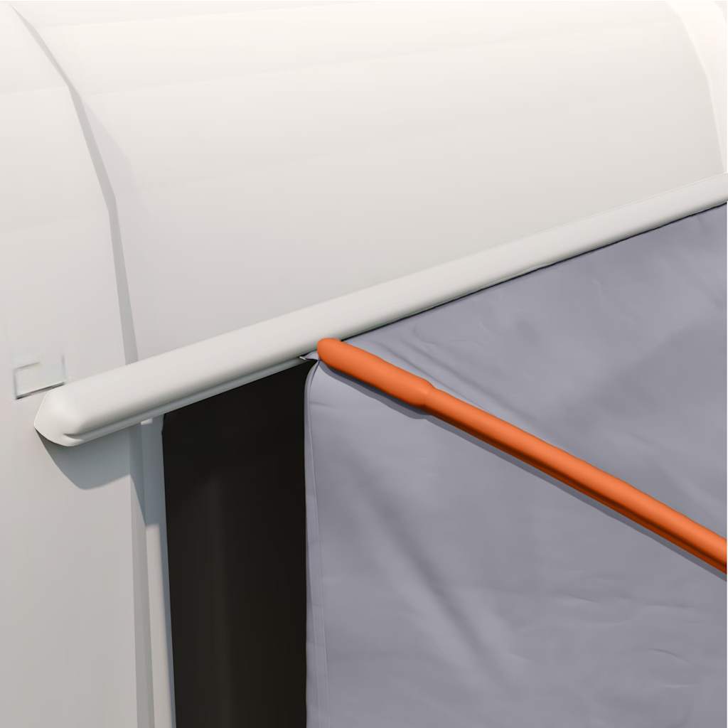 Achterkleptent -persoons 194 x 180 x 210 cm Grijs en Oranje