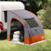 Achterkleptent -persoons 194 x 180 x 210 cm Grijs en Oranje