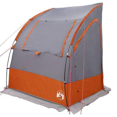 Achterkleptent -persoons 194 x 180 x 210 cm Grijs en Oranje