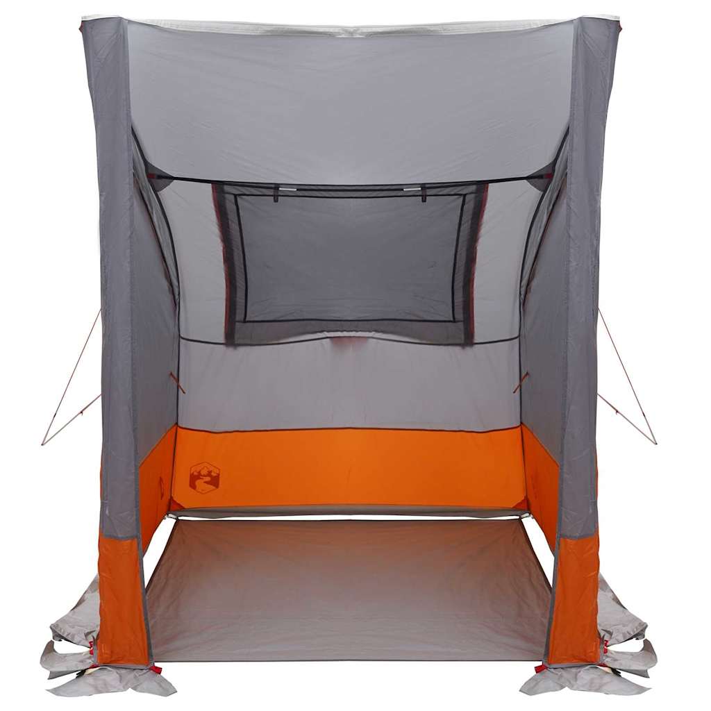 Achterkleptent -persoons 194 x 180 x 210 cm Grijs en Oranje