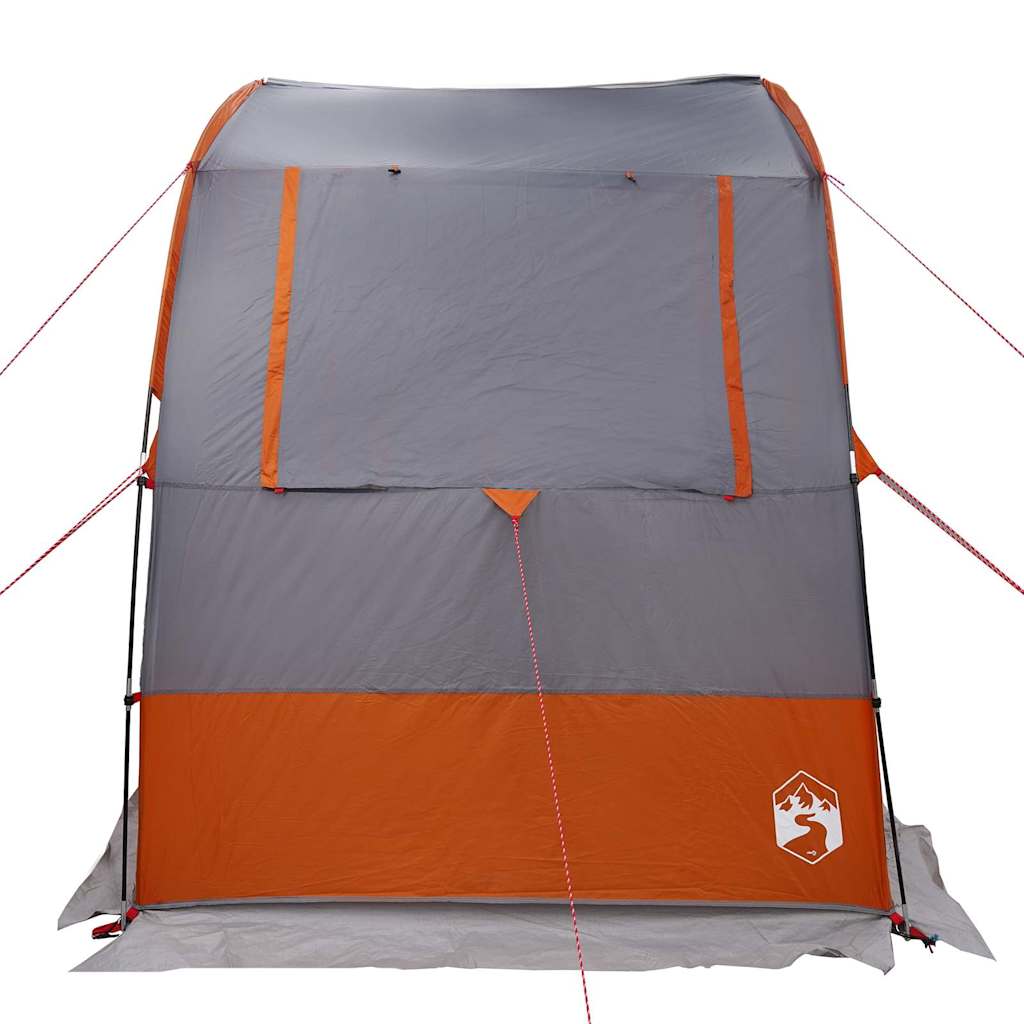 Achterkleptent -persoons 194 x 180 x 210 cm Grijs en Oranje