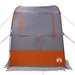 Achterkleptent -persoons 194 x 180 x 210 cm Grijs en Oranje