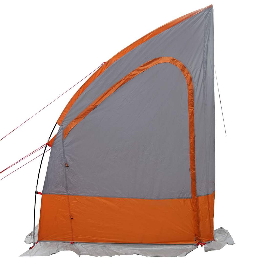 Achterkleptent -persoons 194 x 180 x 210 cm Grijs en Oranje
