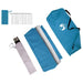 Achterkleptent -persoons 285 x 255 x 245 cm Blauw taft