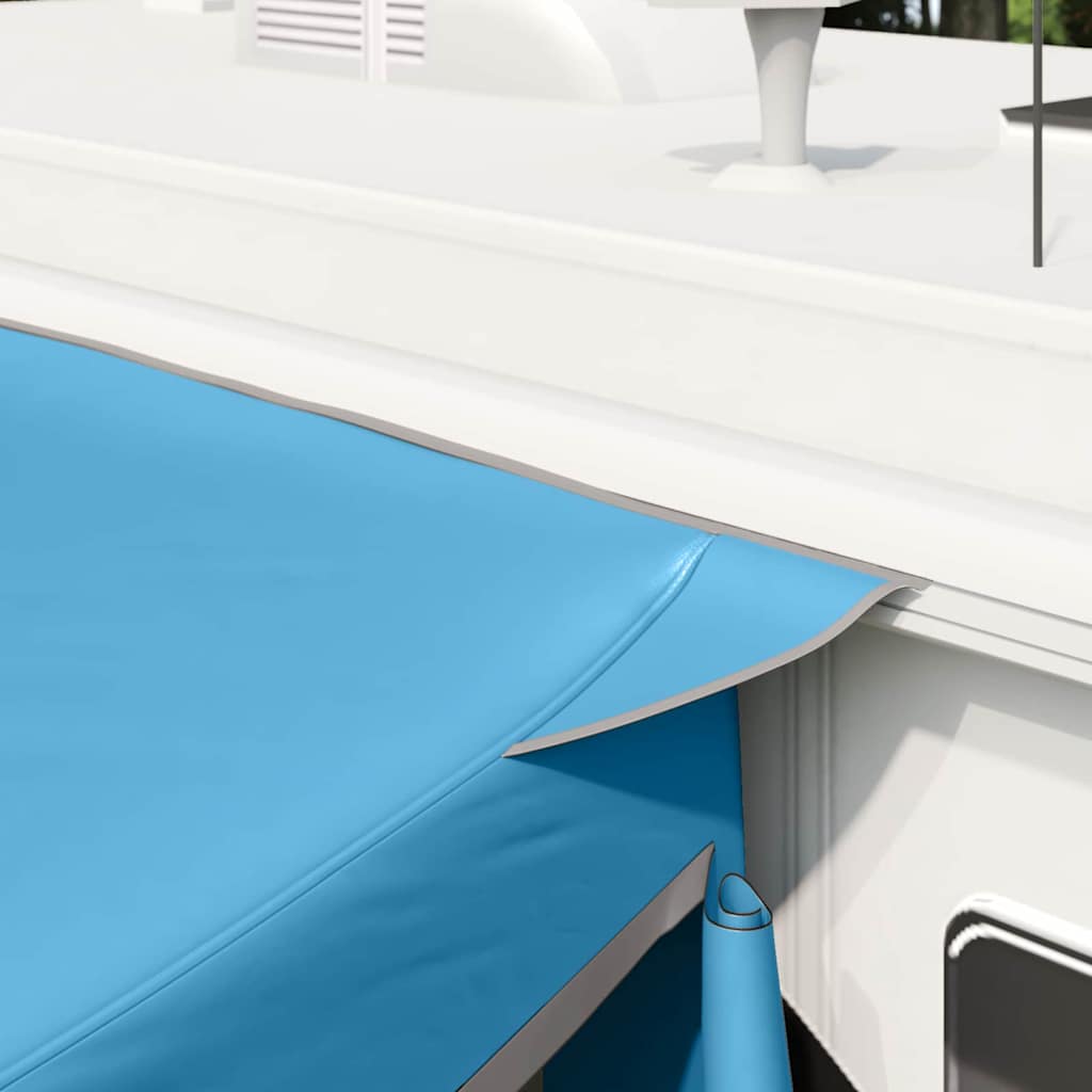 Achterkleptent -persoons 285 x 255 x 245 cm Blauw taft