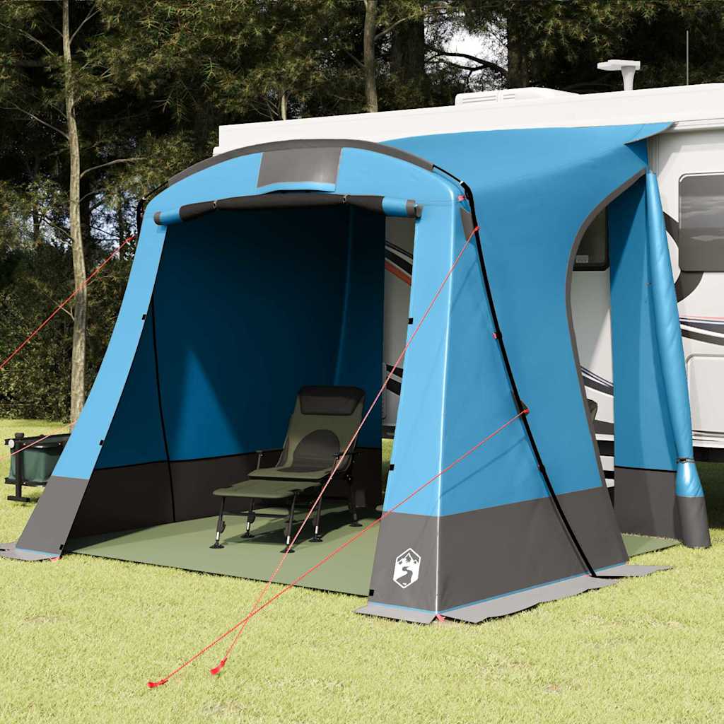 Achterkleptent -persoons 285 x 255 x 245 cm Blauw taft