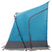 Achterkleptent -persoons 285 x 255 x 245 cm Blauw taft