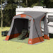 Achterkleptent -persoons 285 x 255 x 245 cm Grijs en Oranje