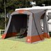 Achterkleptent -persoons 285 x 255 x 245 cm Grijs en Oranje