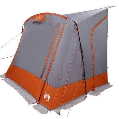 Achterkleptent -persoons 285 x 255 x 245 cm Grijs en Oranje