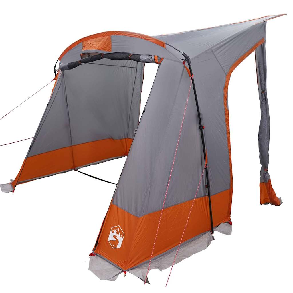 Achterkleptent -persoons 285 x 255 x 245 cm Grijs en Oranje