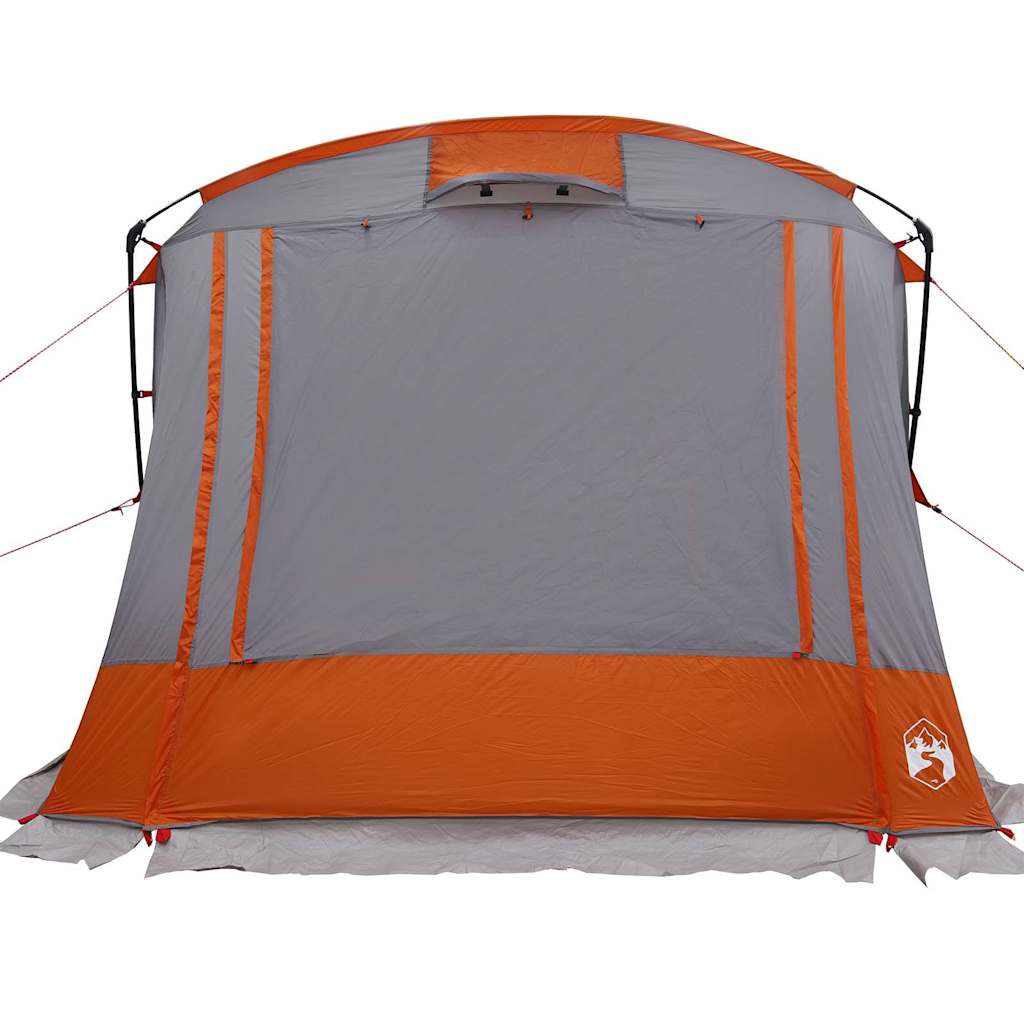 Achterkleptent -persoons 285 x 255 x 245 cm Grijs en Oranje