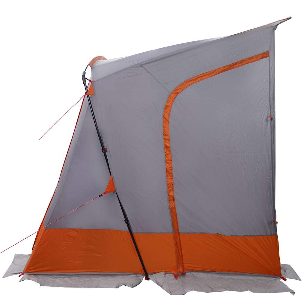Achterkleptent -persoons 285 x 255 x 245 cm Grijs en Oranje