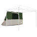 Binnentent met dak met opslag Groen 280 x 220 x 176 cm taft