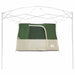 Binnentent met dak met opslag Groen 280 x 220 x 176 cm taft