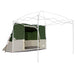 Binnentent met dak met opslag Groen 280 x 220 x 176 cm taft