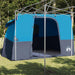 Binnentent met dak met opslag Blauw 280 x 220 x 176 cm taft