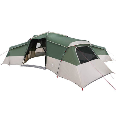Gezinstent met dak met opslag Groen 833 x 585 x 216 cm taft