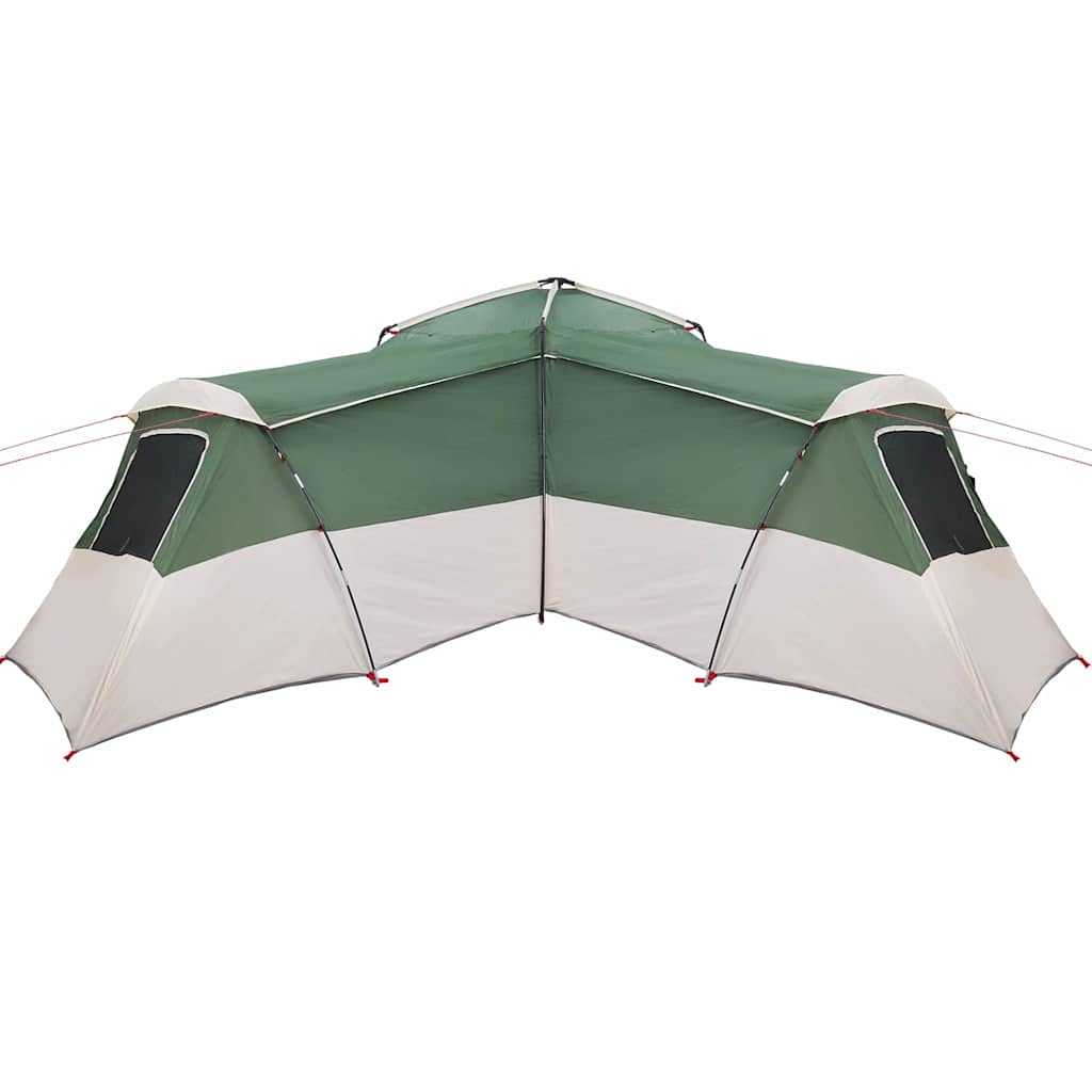 Gezinstent met dak met opslag Groen 833 x 585 x 216 cm taft