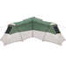 Gezinstent met dak met opslag Groen 833 x 585 x 216 cm taft