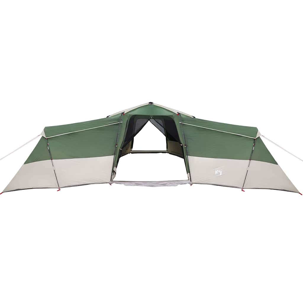 Gezinstent met dak met opslag Groen 833 x 585 x 216 cm taft