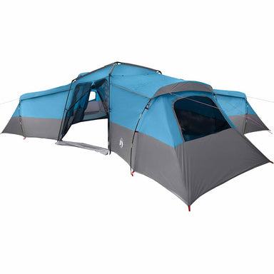 Gezinstent met dak met opslag Blauw 833 x 585 x 216 cm taft