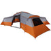 Gezinstent met dak Grijs en Oranje 833 x 585 x 216 cm taft