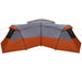 Gezinstent met dak Grijs en Oranje 833 x 585 x 216 cm taft