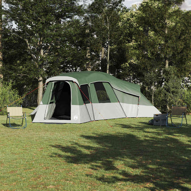 Gezinstent met dak met opslag Groen 762 x 655 x 218 cm taft