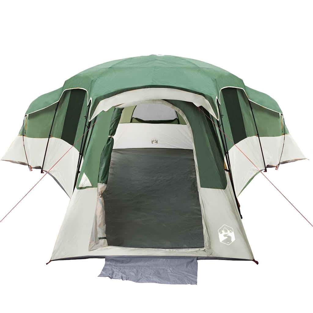 Gezinstent met dak met opslag Groen 762 x 655 x 218 cm taft